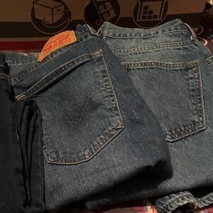 Signature by Levi Strauss Men's Relaxed Blue Jeans